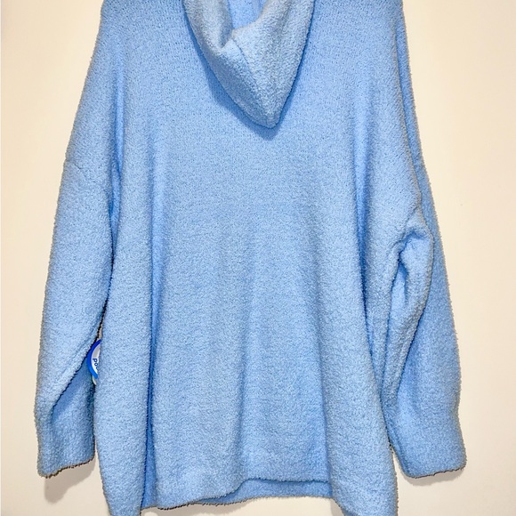 New Sesame Street Cookie Monster Cozy Oversized Hoodie Men's Size Small NWT - Picture 5 of 6